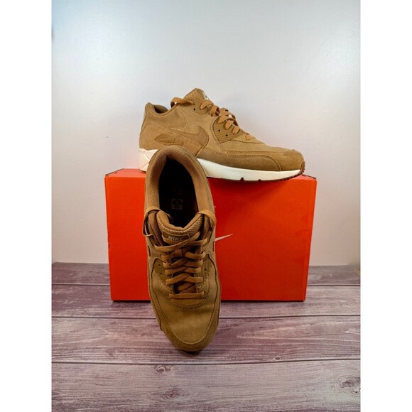 Nike Other - Nike Air Max 90 Ultra 2.0 LTR Leather Flax/Wheat/Gum Men Size 14